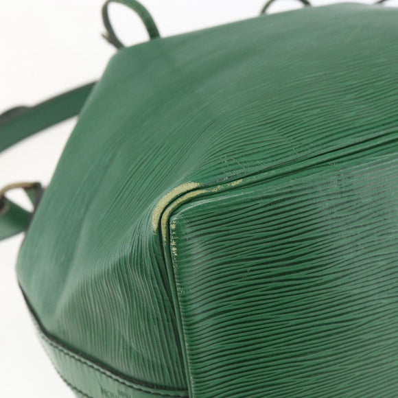 LOUIS VUITTON Epi Petit Noe Shoulder Bag Green M44104 LV Auth 168370