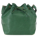 LOUIS VUITTON Epi Petit Noe Shoulder Bag Green M44104 LV Auth 168370-13