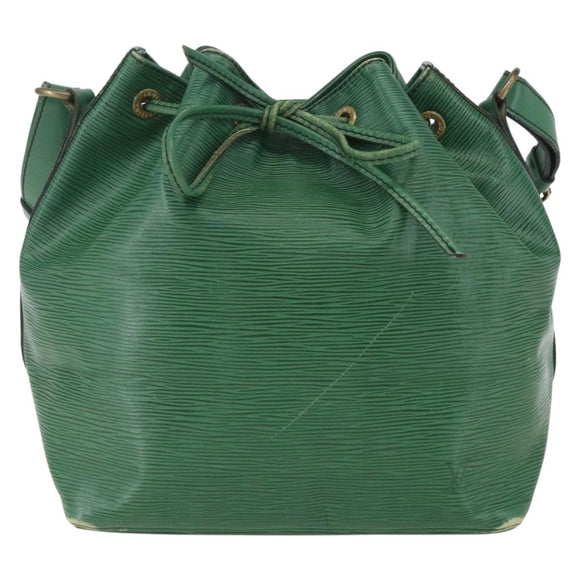 LOUIS VUITTON Epi Petit Noe Shoulder Bag Green M44104 LV Auth 168370