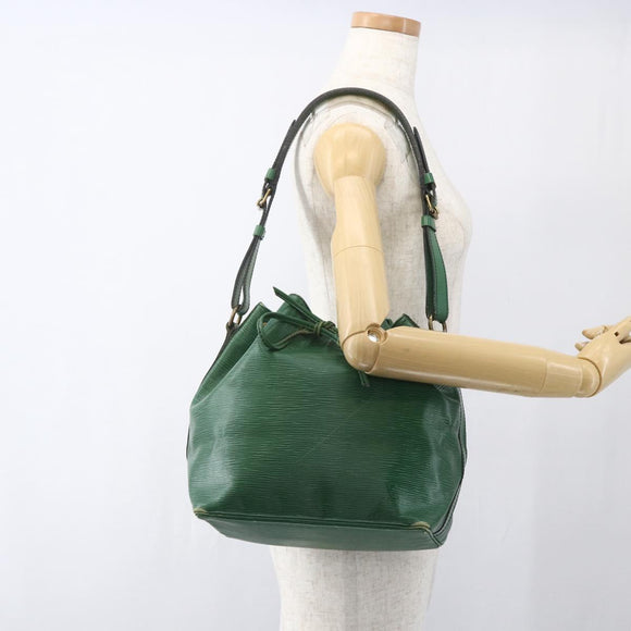 LOUIS VUITTON Epi Petit Noe Shoulder Bag Green M44104 LV Auth 168370