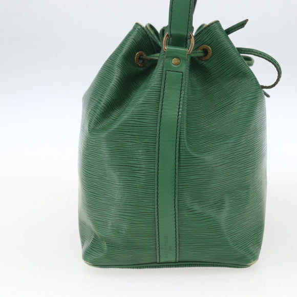 LOUIS VUITTON Epi Petit Noe Shoulder Bag Green M44104 LV Auth 168370
