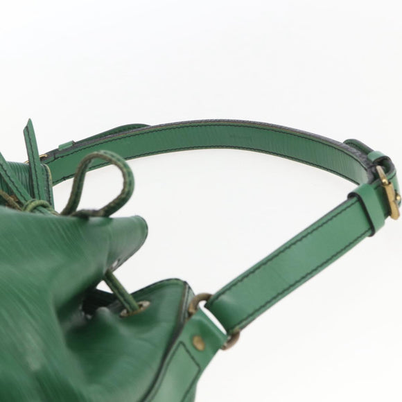 LOUIS VUITTON Epi Petit Noe Shoulder Bag Green M44104 LV Auth 168370