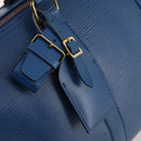 LOUIS VUITTON Epi Keepall 45 Boston Bag Blue M42975 LV Auth 168373-18