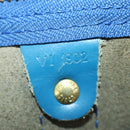 LOUIS VUITTON Epi Keepall 45 Boston Bag Blue M42975 LV Auth 168373-12