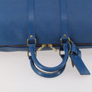 LOUIS VUITTON Epi Keepall 45 Boston Bag Blue M42975 LV Auth 168373-7