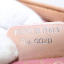 Christian Dior Lady Dior Canage Hand Bag Nylon Pink Silver Auth 168374-22