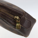 LOUIS VUITTON Damier Ebene Trousse Toilette 25 Clutch Bag N47624 LV Auth 168375-8