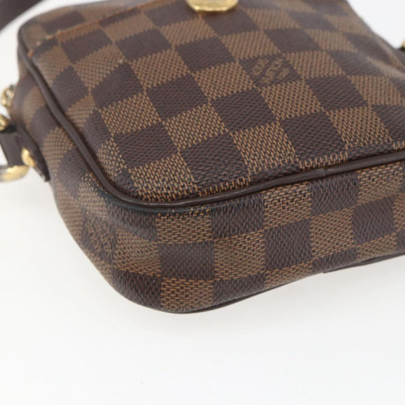 LOUIS VUITTON Damier Ebene Lift Schoudertas N60009 LV Auth 168376A