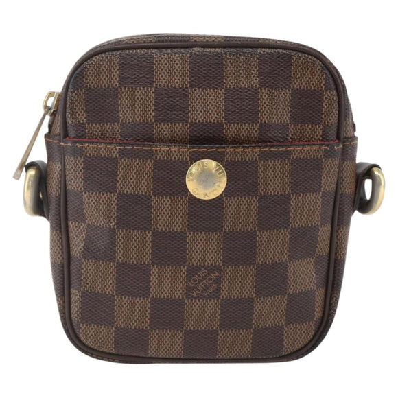 LOUIS VUITTON Damier Ebene Lift Schoudertas N60009 LV Auth 168376A
