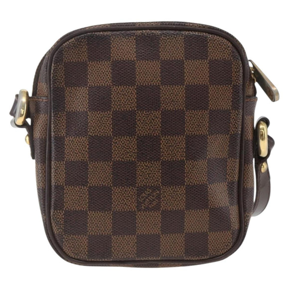 LOUIS VUITTON Damier Ebene Lift Schoudertas N60009 LV Auth 168376A