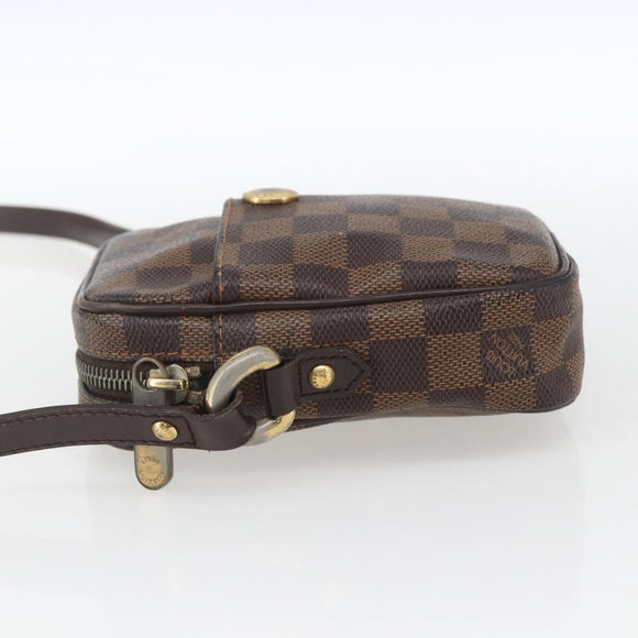 LOUIS VUITTON Damier Ebene Lift Schoudertas N60009 LV Auth 168376A