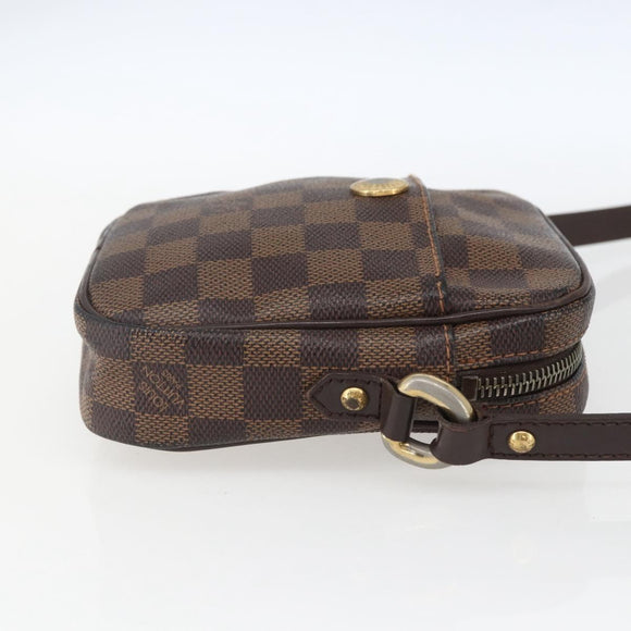 LOUIS VUITTON Damier Ebene Lift Schoudertas N60009 LV Auth 168376A