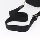 PRADA Shoulder Bag Nylon Black Silver Auth 168377-7