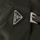 PRADA Backpack Nylon Khaki Silver Auth 168379-20