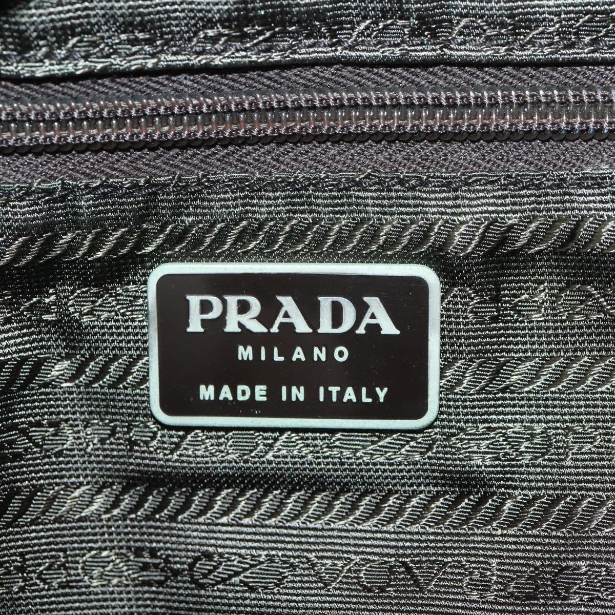 PRADA Backpack Nylon Khaki Silver Auth 168379 | Brand Street  display picture 1
