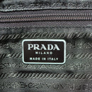 PRADA Backpack Nylon Khaki Silver Auth 168379-25