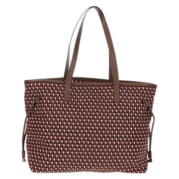 PRADA Tote Bag Nylon 2way Multicolor Silver Auth 168381V - 0