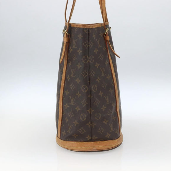LOUIS VUITTON Monogram Bucket GM Schoudertas M42236 LV Auth 168384