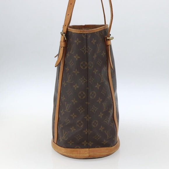 LOUIS VUITTON Monogram Bucket GM Schoudertas M42236 LV Auth 168384