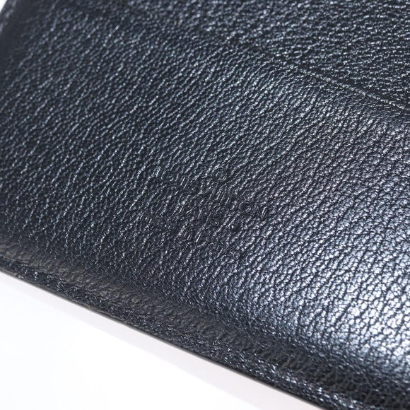 LOUIS VUITTON Nomad Agenda GM Day Planner Cover Black R20477 LV Auth 168386