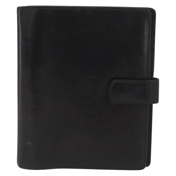 LOUIS VUITTON Nomad Agenda GM Day Planner Cover Black R20477 LV Auth 168386