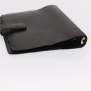 LOUIS VUITTON Nomad Agenda GM Day Planner Cover Black R20477 LV Auth 168386-5