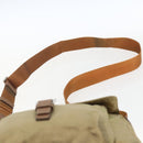 PRADA Shoulder Bag Nylon Beige Silver Auth 168388-8