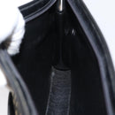 Christian Dior Trotter Canvas Hand Bag Navy Gold Auth 168395-19
