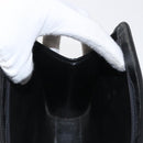 Christian Dior Trotter Canvas Hand Bag Navy Gold Auth 168395-20