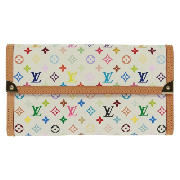 LOUIS VUITTON Multicolor Porte Tresor International Wallet M92659 Auth 168396SAV
