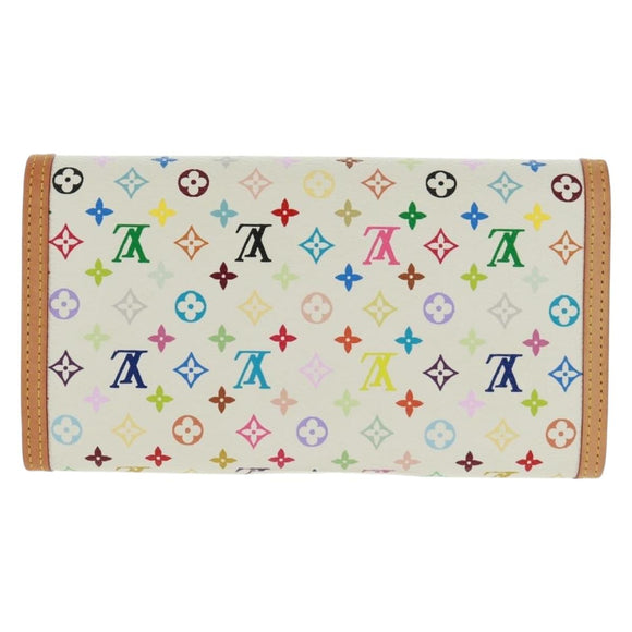 LOUIS VUITTON Multicolor Porte Tresor International Wallet M92659 Auth 168396SAV