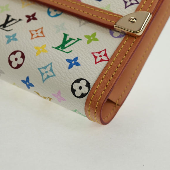 LOUIS VUITTON Multicolor Porte Tresor International Wallet M92659 Auth 168396SAV