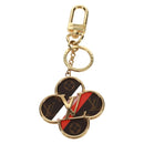 LOUIS VUITTON Porte Cles Into The Flower Key Holder Gold M69406 LV Auth 168398M-13