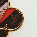 LOUIS VUITTON Porte Cles Into The Flower Key Holder Gold M69406 LV Auth 168398M-4