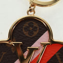 LOUIS VUITTON Porte Cles Into The Flower Key Holder Gold M69406 LV Auth 168398M-5
