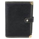 LOUIS VUITTON Agenda MM Day Planner Cover Suhari Black R20885 LV Auth 168404-13