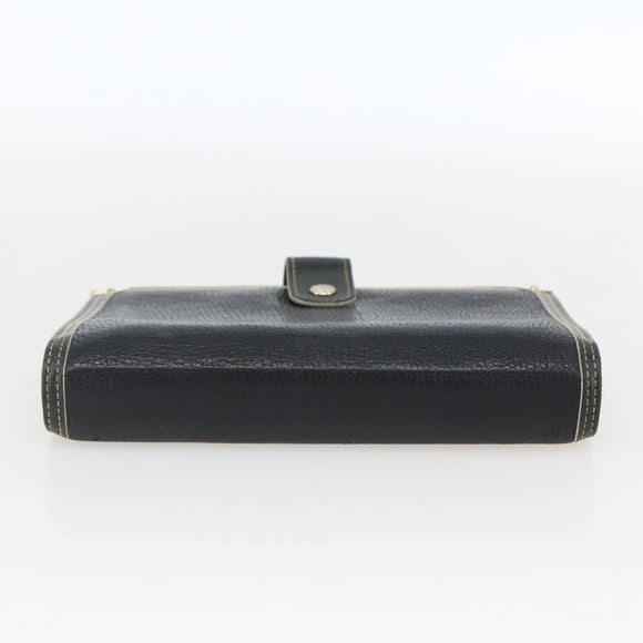 LOUIS VUITTON Agenda MM Day Planner Cover Suhari Black R20885 LV Auth 168404