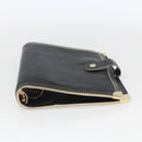 LOUIS VUITTON Agenda MM Day Planner Cover Suhari Black R20885 LV Auth 168404-6
