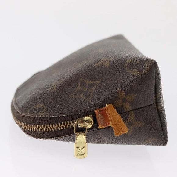 LOUIS VUITTON Monogram Pochette Cosmetic PM Täschchen M43998 LV Auth 168405
