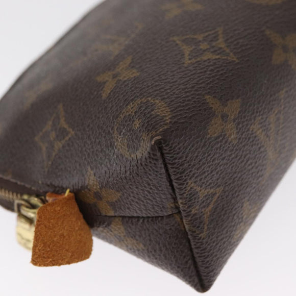 LOUIS VUITTON Monogram Pochette Cosmetic PM Täschchen M43998 LV Auth 168405
