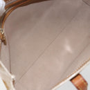 LOUIS VUITTON Monogram Vernis Reade PM Hand Bag Beige M91334 LV Auth 168407-11