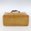 LOUIS VUITTON Monogram Vernis Reade PM Hand Bag Beige M91334 LV Auth 168407-5