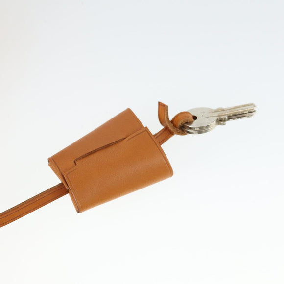 HERMES Herbag Ad PM Backpack Canvas Leather 2way Beige Silver Auth 168408