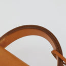 HERMES Herbag Ad PM Backpack Canvas Leather 2way Beige Silver Auth 168408-8