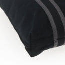 HERMES Fourre Tout Cabas Tote Bag Canvas Black Auth 168421-11