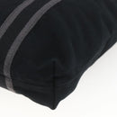 HERMES Fourre Tout Cabas Tote Bag Canvas Black Auth 168421-12