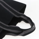 HERMES Fourre Tout Cabas Tote Bag Canvas Black Auth 168421-7