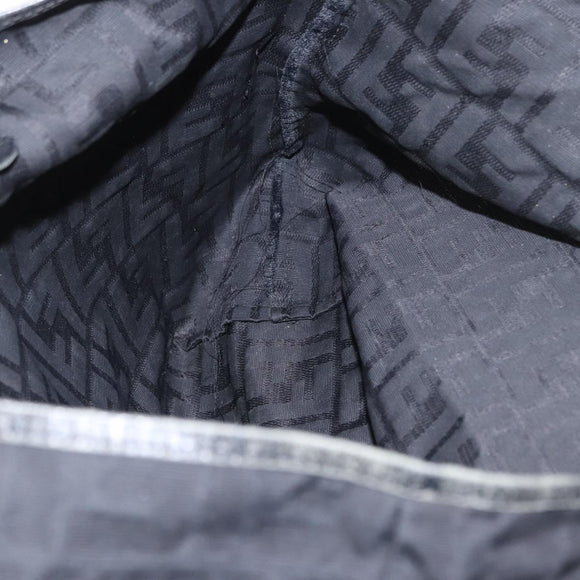 FENDI Zucca Canvas Tote Bag Black Auth 168423