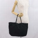 FENDI Zucca Canvas Tote Bag Black Auth 168423-18
