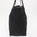 FENDI Zucca Canvas Tote Bag Black Auth 168423-4